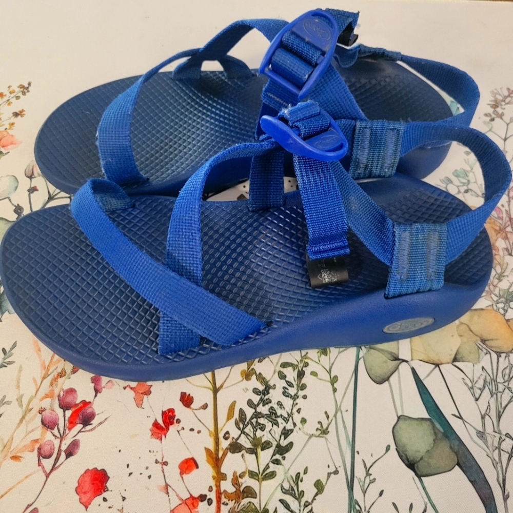 Chaco Z1 Monocromatic Blue Sandals Womens 7